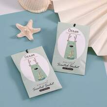 5 piezas de 4.3"X2.8" Bolsas de Sachets perfumadas, diseño de animales de dibujos animados lindos con cuerda colgante, fragancias de hierba de limón, lavanda, limón, océano, jazmín, adecuadas para armarios, cajones, automóviles, regalos, Día de la Mujer, artículos esenciales de viaje, recuerdos de boda, Y2k, dormitorio, accesorios de automóvil para mujeres, decoración de cocina, cosas lindas - Multicolor - Ver 10