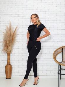 Women Leggings - màu đen - Xem 5