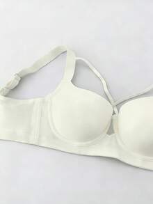 Seamless Invisible Bra For Women, Lift & Enhance Bust, Thin Sexy Underwire Bra - White - View 3