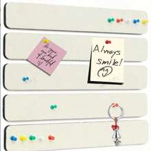 Self-Adhesive Bulletin Board Strips With Push Pins, Suitable For Wall, Felt, Cork Board, Can Stick Notes, Back To School Supplies, Winter Supplies, Thanksgiving, Christmas, Saudi National Day, Birthday, Holiday, New Year, Valentine's Day, Gifts For Boyfriend/Girlfriend, Adults