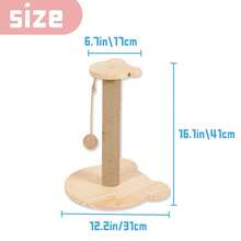 Sisal Cat Climbing Frame: Combines Soft And Hard Scratching Surfaces. Cats' Claws Grow Quickly, Which Can Affect Their Walking, So They Tend To Scratch Tables And Sofas. This Cat Climbing Frame Effectively Solves The Problem Of Cats Scratching On Sofas And Tables. The Base Is Thickened, Sturdy, And Stable, Making It For Cats To Scratch. - Multicolor - View 6