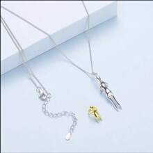 1pc Necklace With Pendant Family Embrace - As Shown - View 5