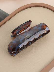 女士醋酸纤维加厚豹纹发夹，优雅春日气息发饰发爪