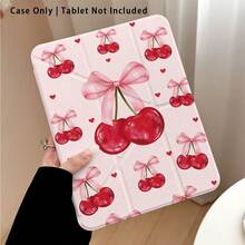 1pc 720 Degree Rotating Bracket Tablet Protective Case, Painted Effect Acrylic Crystal Cover Compatible With Honor, Redmi, OPPO, VIVO, Apple - Multicolor - View 4