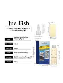 Stainless Steel Polish, Gentle Cleaning Agent For Removing Stains And Polishing To A Lustrous Shine - Multicolor - View 7