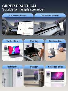 磁吸式车载手机支架 | 超薄、稳固、可折叠、便携、通用型车载导航支架 - A - 查看 5