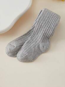 3条装儿童弹力腰带打底裤、紧身裤、无脚舞蹈裤 - 彩色 - 查看 7