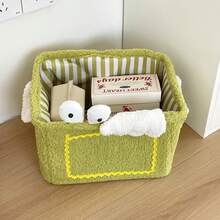 1个可爱小怪兽收纳篮，家用玩具零食收纳篮，可折叠大容量置物篮，适用于客厅、卧室、宿舍、办公室等家居空间，兼具房间装饰和家居装饰功能。 - 彩色 - 查看 18