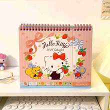1pc 2026 Popular Japanese Anime Cute And Fun Cartoon Peripheral Calendar, High Beauty Cute Desk Calendar, Pink Girlheart High Beauty New Cute And Fun Calendar, Hong Kong Public Festival Holiday Desk Calendar, Hong Kong Version Monthly Calendar - Multicolor - View 2
