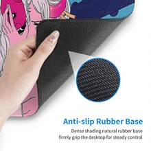 New Mouse Pad Pink Pig Extended Gaming Mousepad Kawaii Cartoon Desktop Mat With Stitched Non-Slip Rubber Base Cute Keyboard Pad (1).Jpg - 彩色 - 查看 4