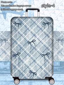 1pc Luggage Cover Suitcase Protective Sleeve, Multiple Sizes Available. Made Of Polyester Fiber, Scratch-Resistant & Wear-Resistant, Unisex. Ideal For Business Trips And Summer Vacations. Easy To Hand Wash And Detachable, A Must-Have Travel Accesso - Multicolor - View 31