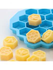 1pc Honeycomb Bee Silicone Mold, Suitable For Making Candles, Soaps, Clay And Other DIY Handmade Gifts - Easy Demold, Flexible And Durable, Can Be Used To Make Creative Handmade Soaps, Also Suitable As Wedding Gifts, Candle Mold - Multicolor - View 11