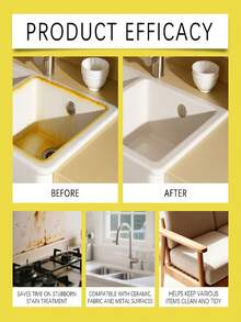 多用途去污粉，日常家居厨房表面油渍和污垢多用途清洁粉 - 彩色 - 查看 2