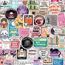 50pcs Reading Series Stickers DIY Decorative Skateboard Phone Case Guitar Creative Fun Exquisite Stickers - Multicolor - View 7