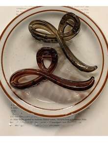 1 件新款奢华高端发夹，大号后脑勺时尚发爪发饰 - 彩色 - 查看 3