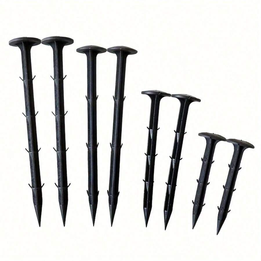 50pcs Plastic Garden Pegs, Suitable For Garden, Shed, Barbecue Rack - Multicolor - View 1