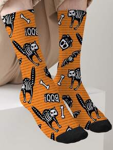 1 双主题 360° 全方位印花袜子 – 男女皆宜的新奇街头风袜子，大胆时尚