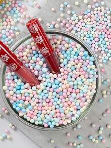 10/50g Solid Macaron Color Glass Seed Beads, Micro Beads For DIY Decorative Jewelry Making - Multicolor - View 7