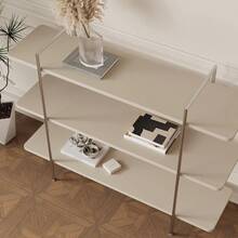 1卷纯色壁纸，防水防油编织纹理乙烯基自粘壁纸，适用于卧室墙面装饰、浴室台面、客厅墙面、厨房橱柜、梳妆台抽屉、家居装饰、房间装饰、墙面装饰 - 杏色 - 查看 18