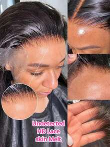 NARNI 32 Inch 13x6 Lace Front Wigs Human Hair 250 Density Glueless Put On And Go Straight HD Lace Front Human Hair Wig 5x5 6x4 Glueless Wigs Human Hair Pre Plucked 13x4 Bone Straight Lace Frontal Wig For Women Natural Black Color - Natural Black - 查看 6