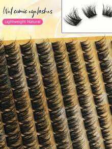 13 Rows With A Total Of 156 Eyelash Clusters, Cartoon Eyelash Clusters In C/D Mixed Lengths: 8-16mm. The Eyelashes Are Fully Curled And Length-Consistent, Suitable For DIY Use At Home. Natural-Effect False Eyelash Clusters, Eyelashes, Individual Lashes, False Eyelashes. Thick And Curled Eyelash Clusters, Suitable For Daily Use. Reusable DIY Eyelash Extensions, Perfect For Beginners To Make At Home, And Make A Great Gift For Women And Girls. - HỖN HỢP C/D - Xem 5