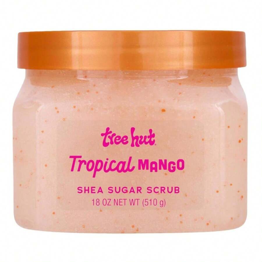 Tree Hut Shea Sugar Scrub Tropical Mango, 18oz, Ultra Hydrating And Exfoliating Scrub For Nourishing Essential Body Care - ColorF - 查看 1