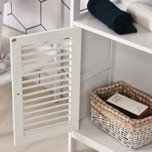 Kleankin Bathroom Shelves & Corner Shelves - White - View 5