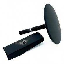 Tendencia2pz Tapón Cubre Taladros Negro Mate Fregadero De Acero InoxCalidad premium - 1 - Ver 3