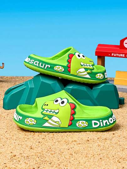 Cartoon Indoor/Outdoor Casual Fashion Slippers For Kids, Summer