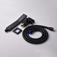 Durable Brass Body Shower Head With Silicone Nozzles Rainfall Water Flow - Multicolor - View 11