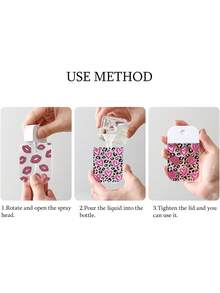 1pc 50ml Fragrance Spray Bottle, Essential Oil Spray Bottle, Alcohol Compartmentalized Bottle, Small Spray Pot, Fine Mist, Travel Portable Empty Bottle, Atomizing Makeup Remover Water, Special Portable With Hook, Can Be Hung On The Bag. - Multicolor - View 5