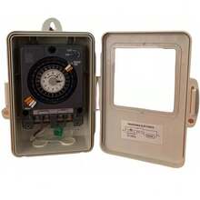 Interruptor De Tiempo Timer 110v/220v Piscinas Albercas,Timer Mecánico De Voltaje Dual 110 Ó 230 V Ideal Albercas - Blanco - Ver 3