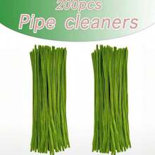 100/200/300 piezas de hebras sueltas de paja verde, suministros de artesanía de paja aptos para manualidades y proyectos hechos a mano, regalos creativos, decoraciones de fiesta, suministros de artesanía suaves para manualidades, florales, artes (0.24x12 pulgadas/6mm X 30cm) - Multicolor - Ver 13