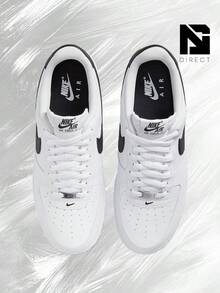 Nike Air Force 1 Low '07 White Black  – Shoes For Man -Vintage-Spring & Summer-Inspired Running Shoes, Shock-Absorbing Comfort, Gym To Streetwear Casual Wear-Mother's Day Gifts-Father's Day Gift– FQ4296 101 - 白色/黑色 - 查看 3