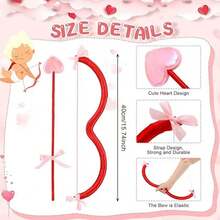 1 chiếc mũi tên hình trái tim chủ đề Ngày Valentine, phụ kiện trang trí tạo không khí lãng mạn, đồ dùng văn phòng phẩm, phụ kiện chụp ảnh cho người nổi tiếng trên mạng xã hội. - Nhiều màu - Xem 2