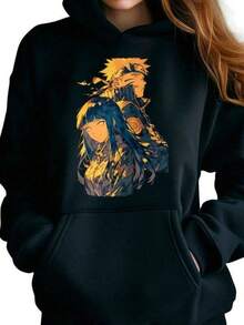 Men Outdoor Hoodies & Sweatshirts - Black - View 7