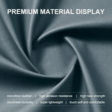 Premium Leather Checkbook Cover For Men And Women Checkbook Holder Wallet RFID Blocking - 綠藍 - 查看 2