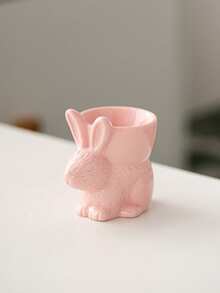 1pc Rabbit Shaped Egg Holder - Cute Design, Easter Decor, Elegant Home Accessory, Ceramic Craft, Suitable For Dining Room, Home Decor, Holiday Decoration And Gift - Multicolor - View 27