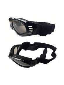Adjustable Pet Sunglasses - Foldable, Windproof, UV Protection Dog Goggles - Multicolor - View 6