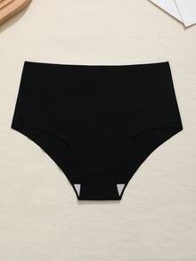 3pcs/Set High Waist Seamless Invisible Panties Set For Women - Black - View 5