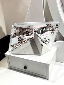 The Pattern Of Leopard-Print Stars Tablet Case Compatible With IPad Air 11-Inch M3 2025 / M2 2024, IPad Air 5th Generation 2022 , IPad (A16) 11 Inch 11th Generation 2025,Compatible With Samsung Galaxy Tab,Kindle Paperwhite 12th Gen 2024, Clear Back ,Fashion Pattern Protective Case,Automatic Sleep And Wake-Up Function, Airbag Protection, Suitable For Gifts And Office Use - Multicolor - View 7