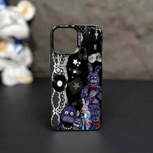 Collage de conejos espeluznantes con música y estética oscura. Esta elegante funda es compatible con iPhone 17, 16, 15, 14 Pro Max, 13, 12, 11, XR y XS Plus. Fabricada en TPU flexible, resistente a golpes y arañazos, ofrece una excelente protección contra caídas y un agarre cómodo. Es un regalo ideal para familiares, amigos y seres queridos, y una opción perfecta para festivales. - Negro - Ver 2