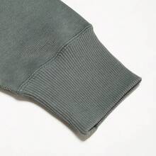 Puma Áo nỉ dài tay cổ tròn thêu logo thời trang dành cho nữ, mã sản phẩm 62603680, thích hợp mùa Thu/Xuân. - Màu xám đen - Xem 5
