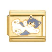 1 件装模块化卡扣手链，包含经典动物、爱心、花朵、字母、眼睛、星星元素，都市休闲风格，万圣节和圣诞节必备单品，秋季色调，本土风情，实用时尚，充满圣诞氛围，设计迷人，不锈钢材质，圣诞装饰，秋季办公室穿搭，派对穿搭指南，圣诞礼物，圣诞家居装饰 - M291342 - 查看 16