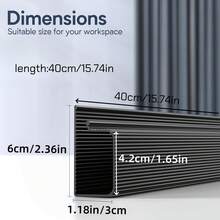 1pc Channel Desk Cable Organizer Cable Management Accessories Cable Protecter No Drilling Under Desk Management Tray