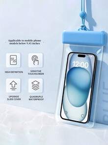 Seka Paul IPX8 Waterproof Phone Pouch-Suitable For Diving,Swimming,Beach,Compatible With All Phones Up To 9.45 Inches,Waterproof And Shockproof,Beach Essential - Multicolor - View 8