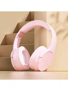 Y18 Active Noise Cancelling Wireless Headphones - Rich Bass Clear Calls Sports Headset For Office Travel Gaming Enthusiasts - Hồng - Xem 2