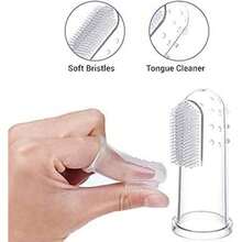 1PCS Pet Finger Toothbrush\ Finger Toothbrush\Toothbrush - Random - View 1