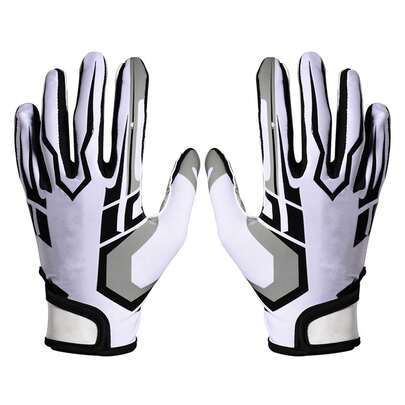 Guantes Antideslizantes para Fútbol Americano, Guantes Deportivos Transpirables con Dedos Completos para Béisbol, Guantes Futbol Americano, Guantes de Receptor para Futbol Americano, Ultra Grip, No Slip, para JóVenes y Adultos, Guantes Receptor Futbol Americano para Fútbol Americano, ​​Sóftbol, Béisbol