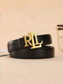 1条女士时尚腰带，采用优质皮革材质，搭配金色合金扣，可搭配裤子和裙子，适合日常穿着。 - R2 - 查看 14